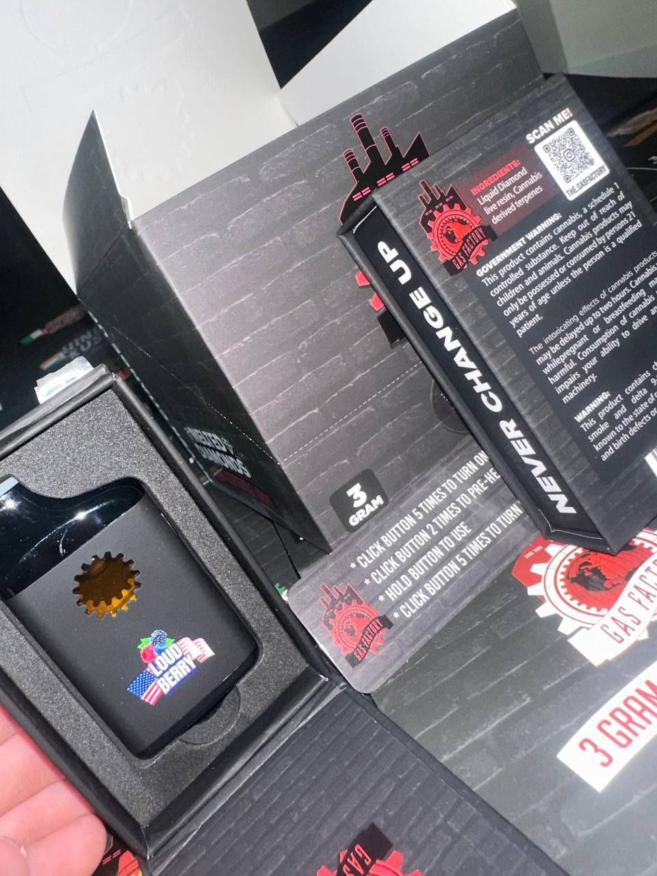 gas factory 3g disposable