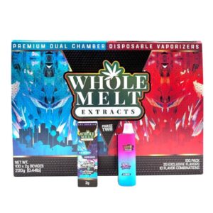 Whole melt dual 2g disposable