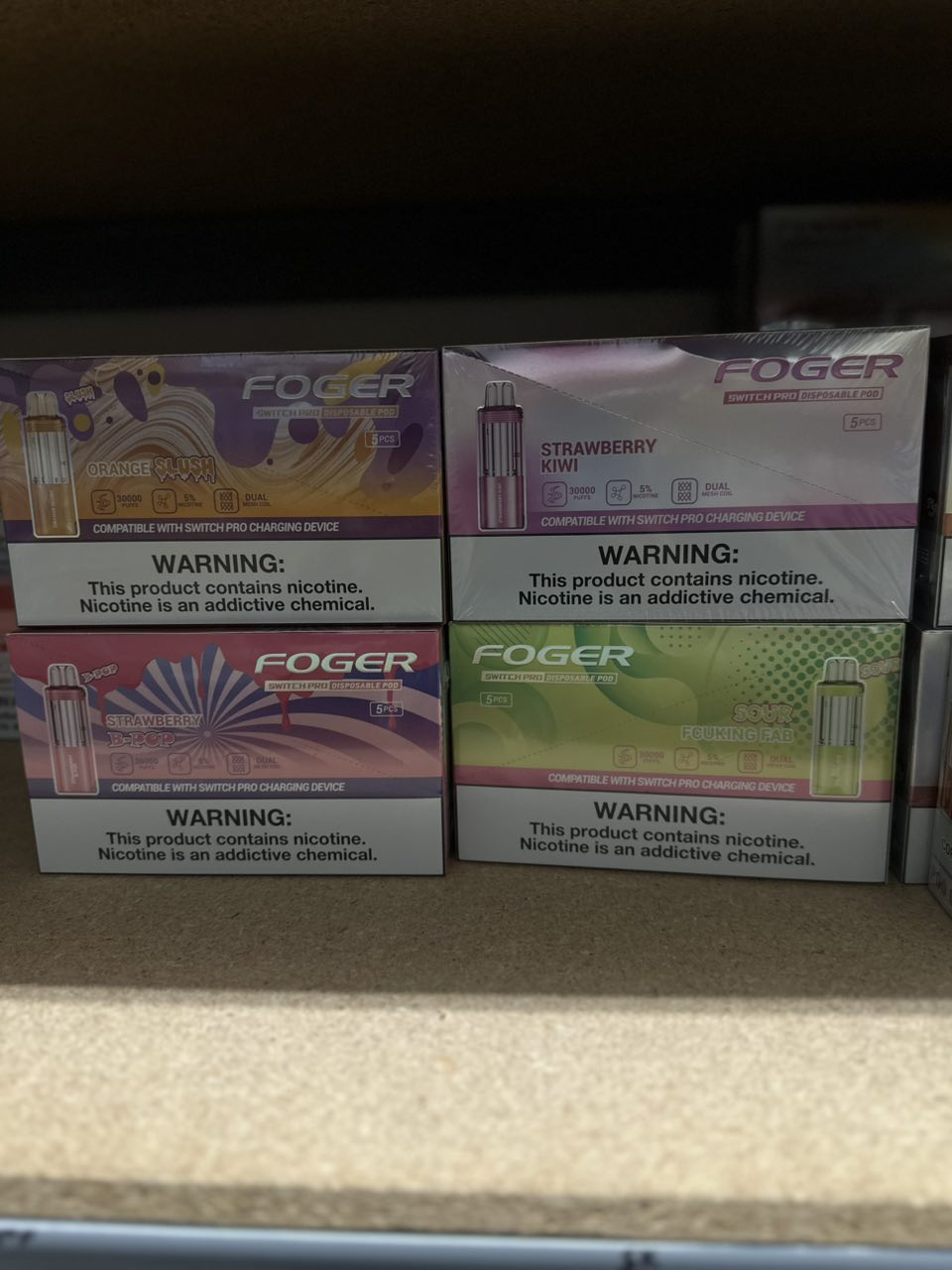 Foger switch pro 30k disposable vape