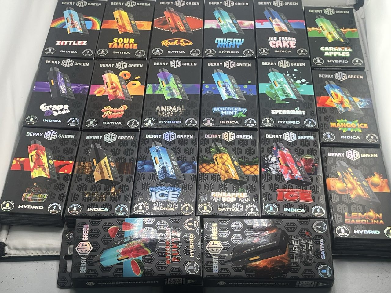 berry green 3g dispo