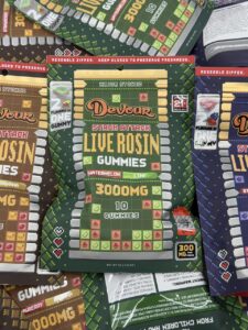 devour live rosin edibles